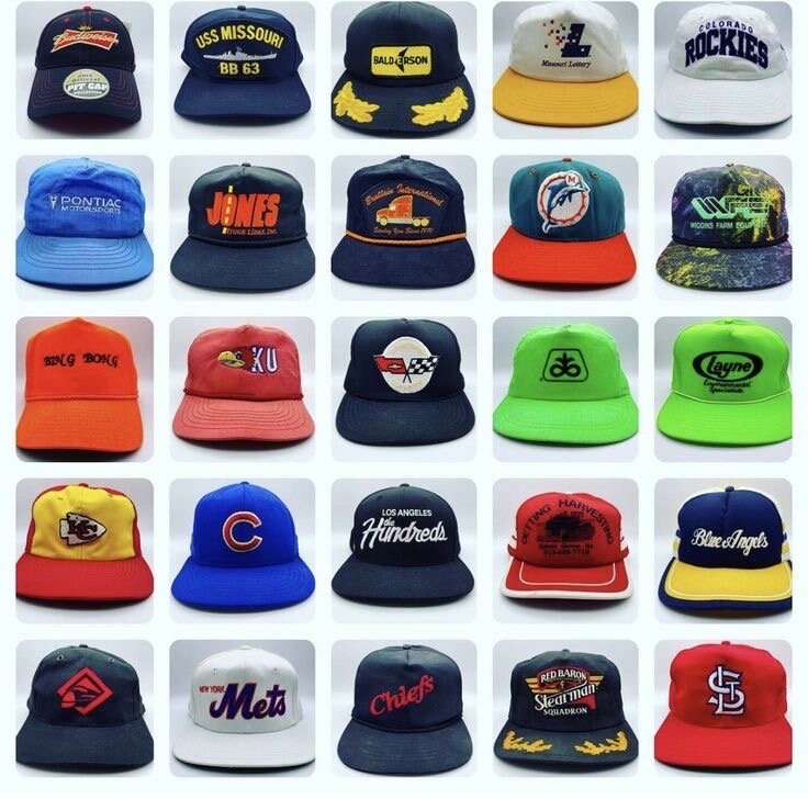 Vintage Cap Box 90s Cap Authentic Vintage Cap / Hat Authentic 1990s ...