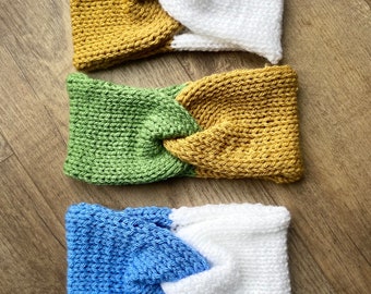 Two tone Ear-warmer Headbands