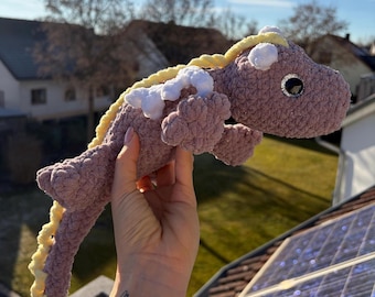 Crocheted Dragon | Plush Toy | Gift | Kawaii