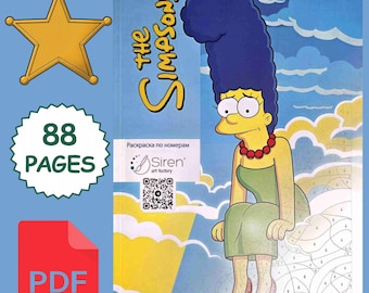 Libro para colorear de Los Simpson: 88 páginas de arte misterioso (descarga en PDF)