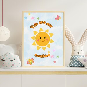 Kinderposter, digitaler Download, Poster für Kinderzimmer, A3, Geschenk für Kinder, Wandbild für Kinder