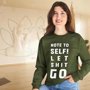 Sweatshirt with saying, unisex sweatshirt, women's sweatshirt, cotton, white, black, sayings shirt, print in Germany, up to 5 XL image 9