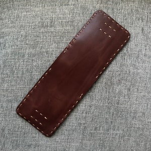 Mini billetera, billetera de cuero, billetera para hombres, billetera para ella, tarjetero, tarjetero de cuero, billetera marrón, billetera hecha a mano, regalos hechos a mano