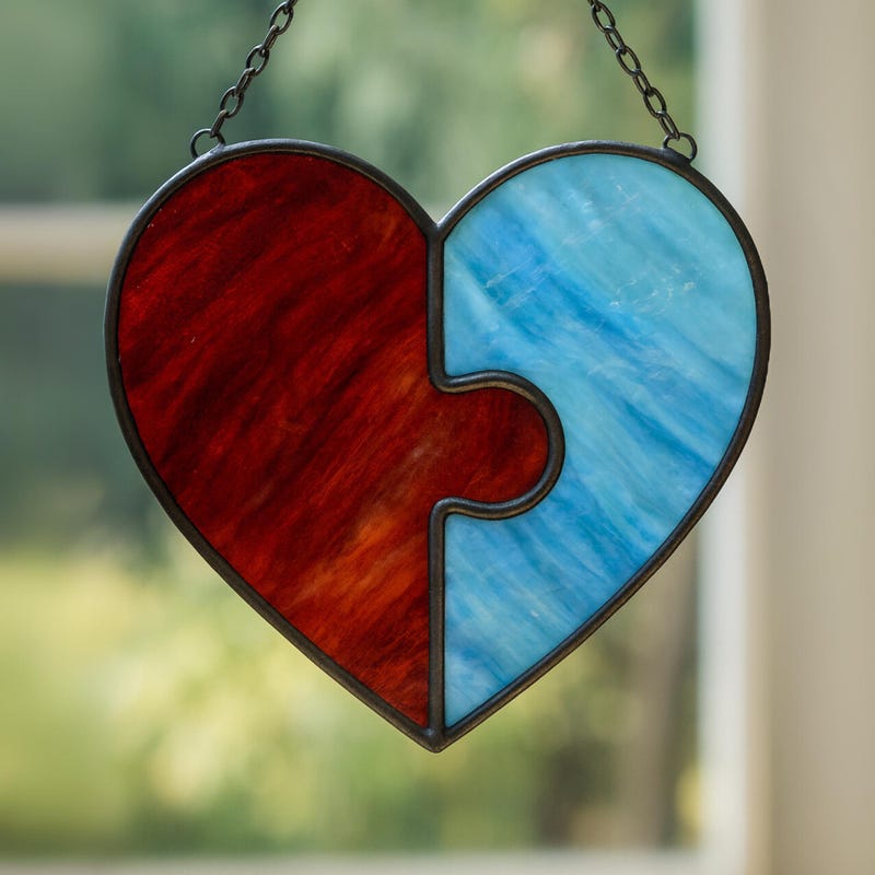 Stained Glass Puzzle - Etsy