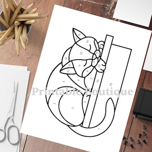 Sleeping Cat Stained Glass Pattern PDF, Curled Cat Glass Template ...