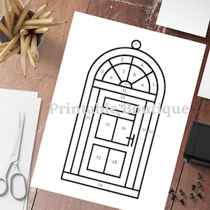 Stained Glass Door Pattern Bundle, Vintage Door PDF JPG, Window Suncatcher Template, Glass Craft Designs, DIY Glass Craft, Glass Panel Art