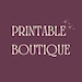 Printable Boutique