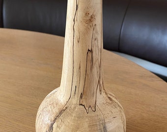 Vase made of wood handmade