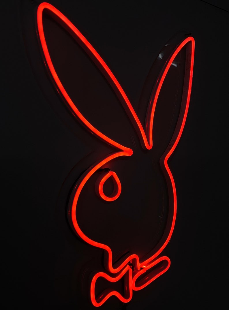 Playboy Neon Sign RGB Led Playboy Neon Led Wall Sign Wall Decor Home