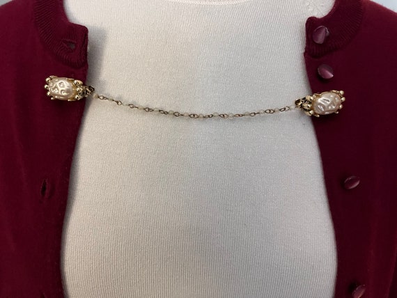 VTG 60s Pearl Sweater Chain - image 5