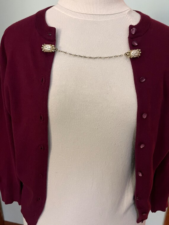 VTG 60s Pearl Sweater Chain - image 6