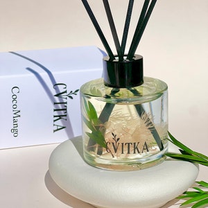 Reed Diffuser, Aroma Diffuser, Natürlicher Raumduft, Geschenk für Sie, Botanisches Wohndekor, Muttertagsgeschenk