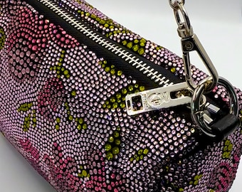 Crystal Rhinestone Bag  "Flower Power”