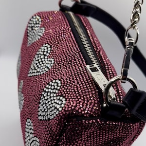 Crystal Rhinestone Bag  &quot;Have a Heart”