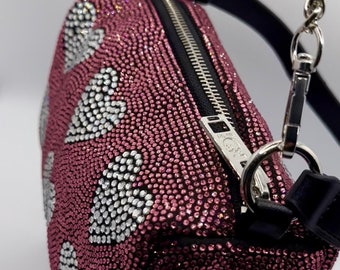 Crystal Rhinestone Bag  "Have a Heart”