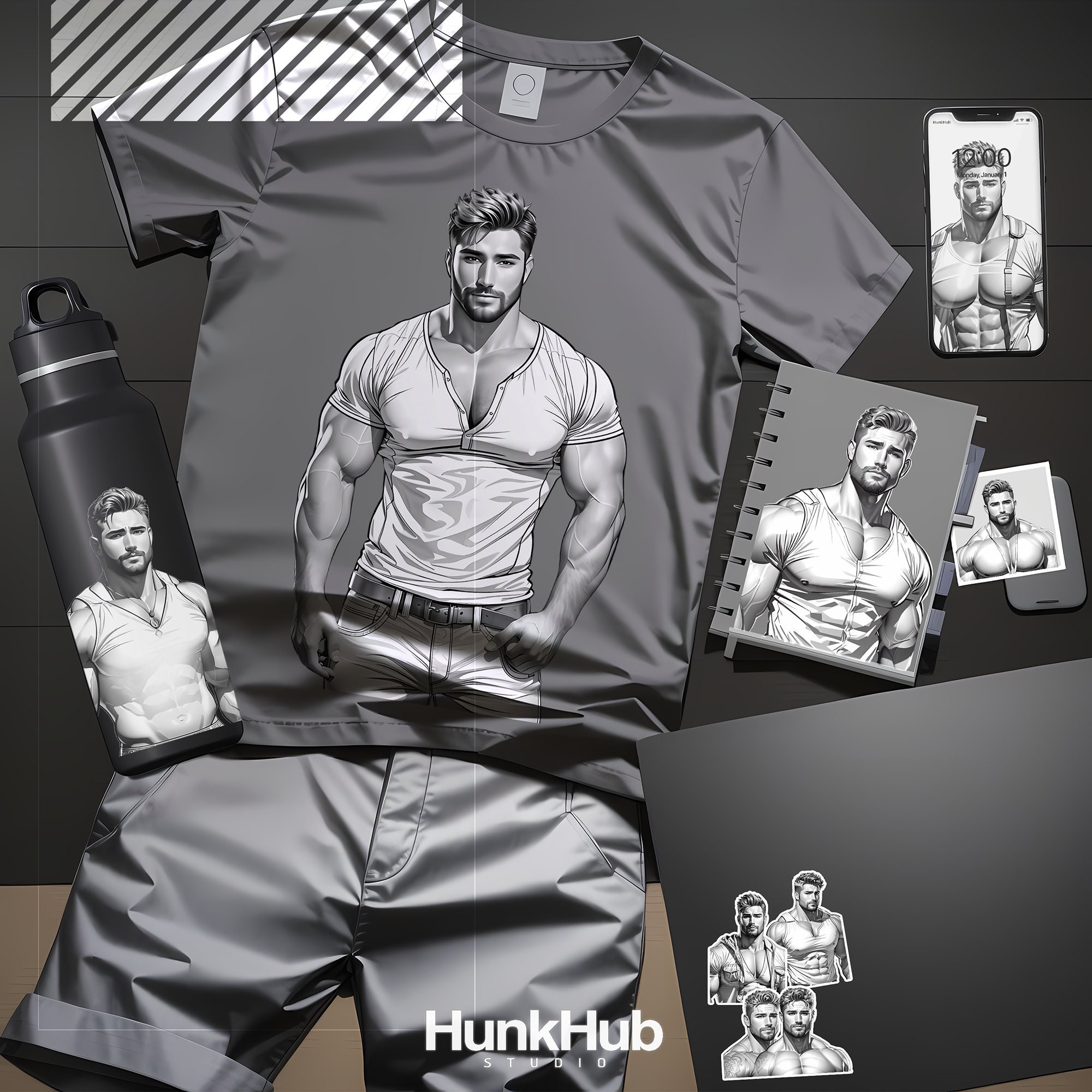 Hunkhub Western Muscular Sexy Hunk Men Bodybuilder PNG Clipart For Men hunkhub-western-muscular-sexy-hunk-men-bodybuilder-png-clipart-for-men