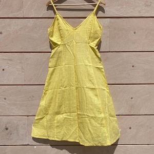 Linen Corset Dress – Sweetheart Neckline Thin Straps A-Line Dress, Summer Wedding Outfit, Sleeveless Linen Summer Dress, Linen Midi Dress