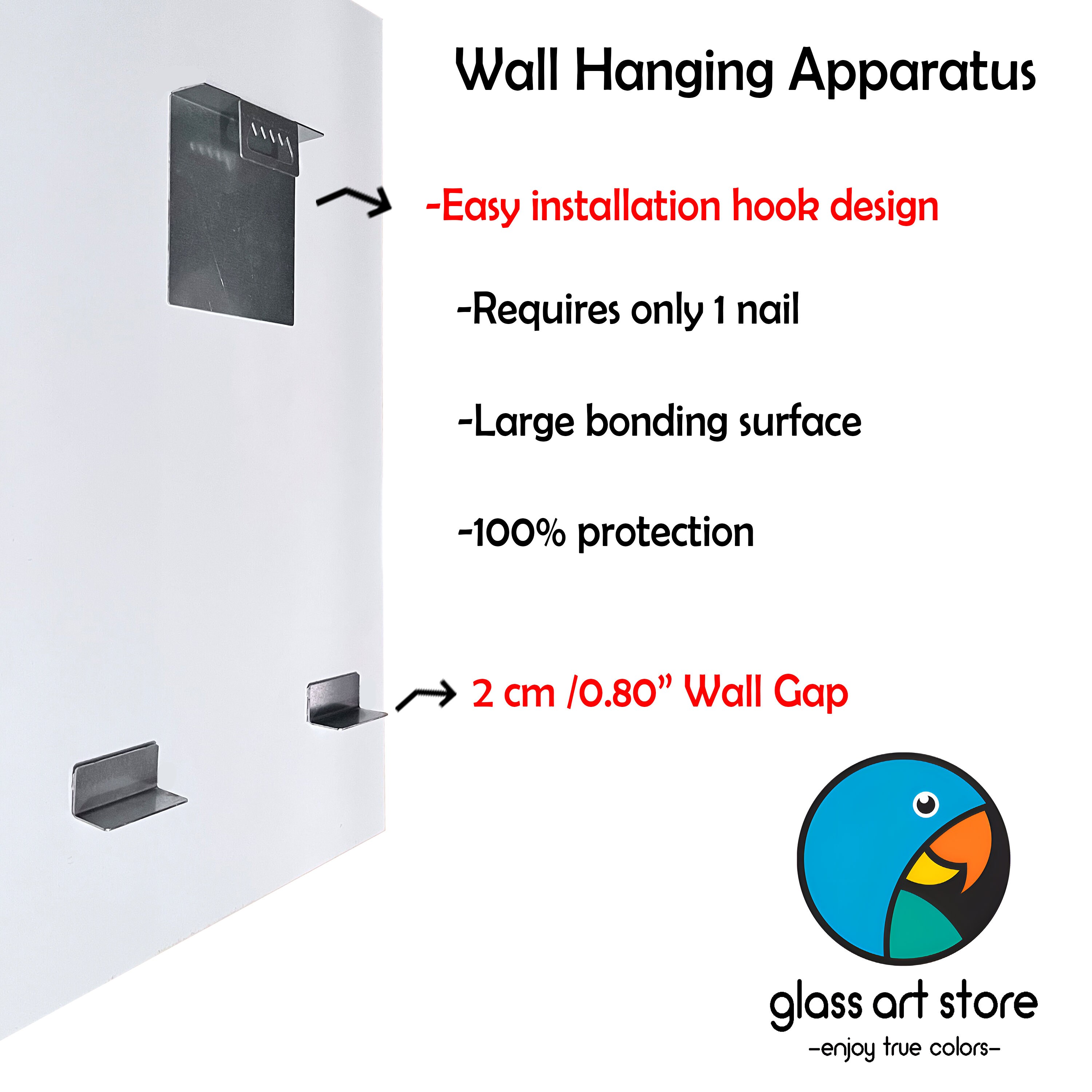 Tempered Glass Wall Art Tile Mosaic Wall Art Wall Decor Hangings Glass