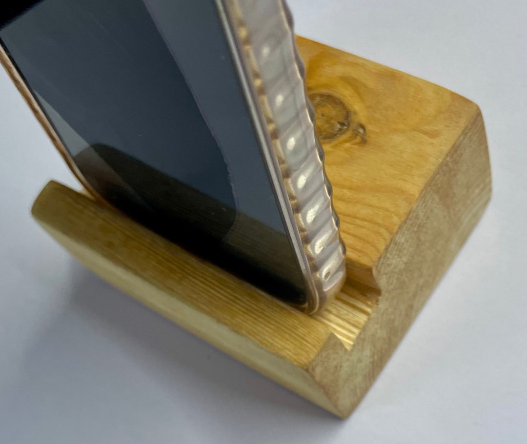 Wooden Cell Phone Holder/display Etsy