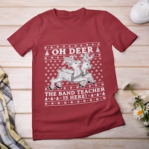 Christmas Band teacher shirt