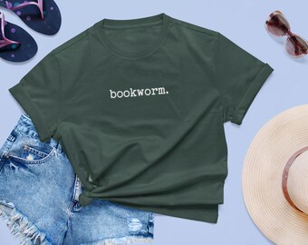Bookworm T-Shirt, Unisex Jersey Tee, Reading Lover Gift