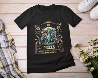Pisces Zodiac T-Shirt, Constellation Graphic Tee