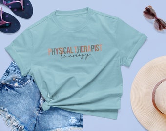 Oncology Physical Therapist Shirt, Unisex Jersey Tee