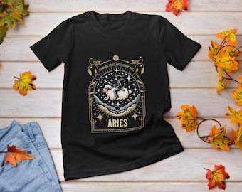 Aries Constellation T-Shirt, Zodiac Gift