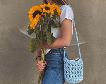 Gea bag, crochet net bag, net bag, handmade bag, summer crochet bag