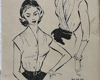 Sewing Pattern: Women's Blouse - Bust 32" (81cm) - Woman's Illustrated Pattern 264K