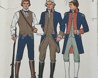 Cartamodello: Giacca, gilet e pantaloni da uomo - Circonferenza torace 91 cm (36") - Simplicity 6741