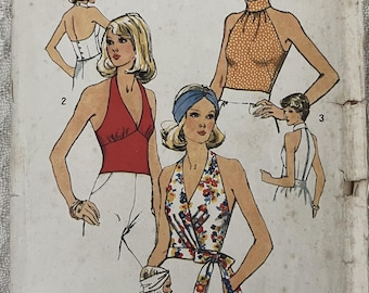 Cartamodello: Top da donna e top all'americana - Circonferenza seno 86 cm - Simplicity 6358