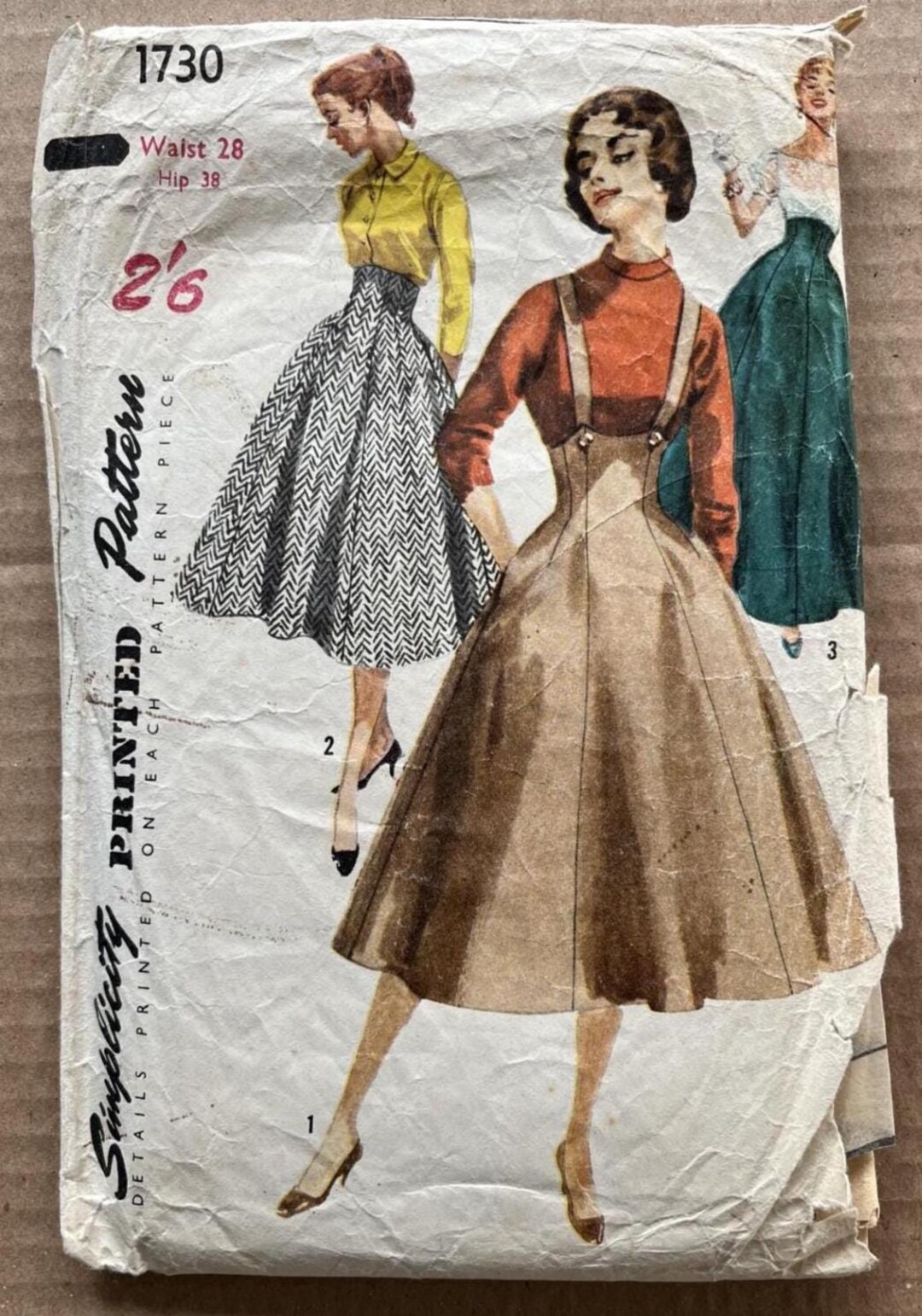 Vintage Long Skirt-Waist 28 to 30