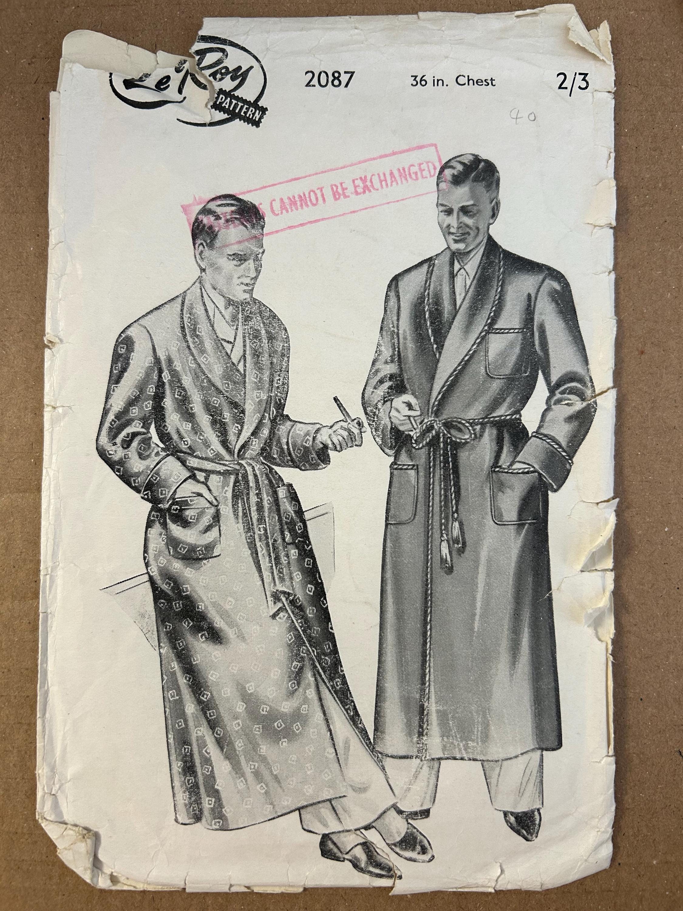 1940s Smoking Jacket - Etsy