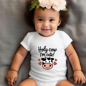 Mono de bebé bonito para nuevos padres, regalo único para bebé, adorable conjunto para bebé, humor para baby showers, mono divertido para bebé