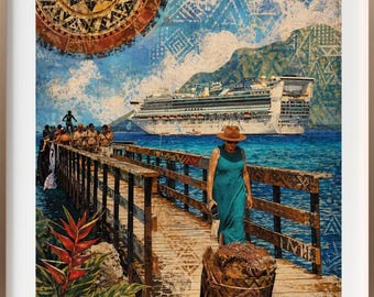 Arriving at Lafu Limited & Exclusive A3 Print