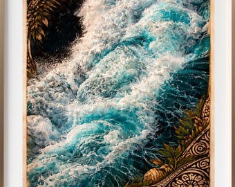 Ocean Waves Limited & Exclusive A3 Print