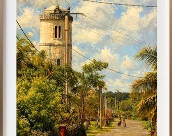 Churches of Lafu Limited & Exclusive A3 Print