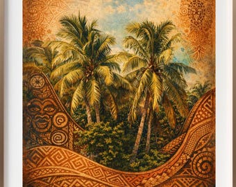 Palms of Lafu Limited & Exclusive A3 Print
