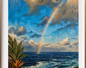 Rainbow Ocean Limited & Exclusive A3 Print