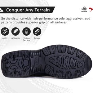 QUIVE Leather Combat Boots: M-21 Mid-Calf Tactical Work Boots Bild 4