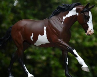Custom &#39;Peptoboonsmal&#39; Cantering / Loping Custom Breyer Model to match YOUR Horse |-| OOAK Model horses made to order from blank canvas!
