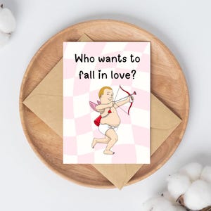 Tarjeta de Bobby Hill / Tarjeta de felicitación con meme King of the Hill: tarjeta perfecta para el día de San Valentín y aniversarios: ¡una idea única para un regalo en línea!