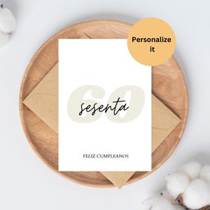 Tarjeta de feliz cumpleaños años