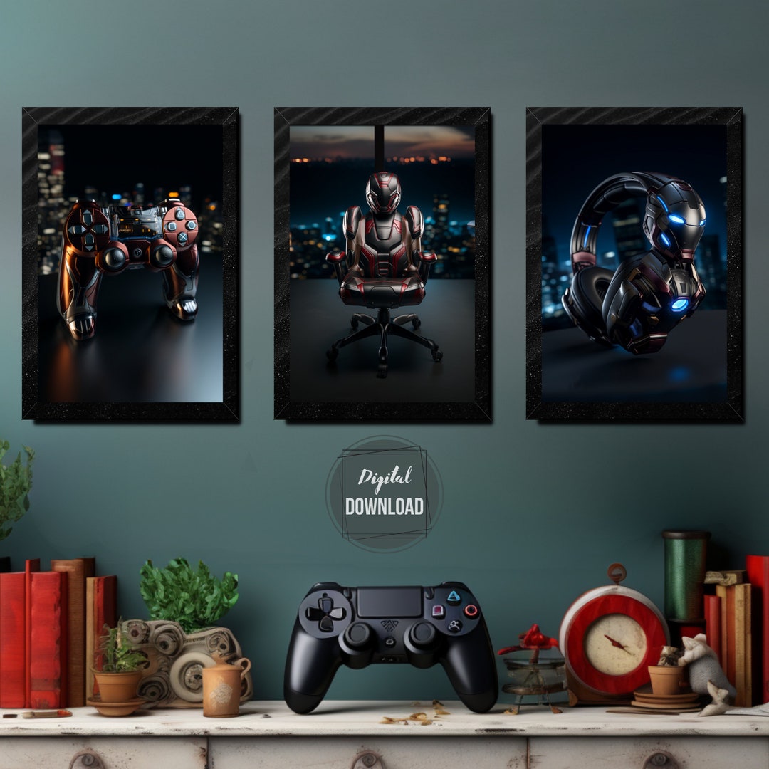 Download Gaming Art Futuristic Space Art, Game Space Wall Art Print