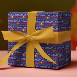 Gift Wrap Papers - Oracle Red Bull Racing Formula 1 Team, F1 Racing Gift Wrap, Sports Fan Wrapping Paper, Racing Enthusiast, Gift Packaging