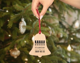 Formula 1 Wooden Ornament: Motorsport Christmas Tree Decoration