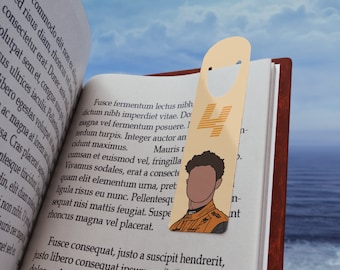 Lando Norris Bookmark: Formula 1 Racing Fan Gift