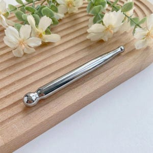 Natural Crystal Acupressure Stick, Jade Massage Spoon, Hand Carved Jade Gua Sha Massage Tool, Facial & Body Spa Relax Self Care Gift image 8