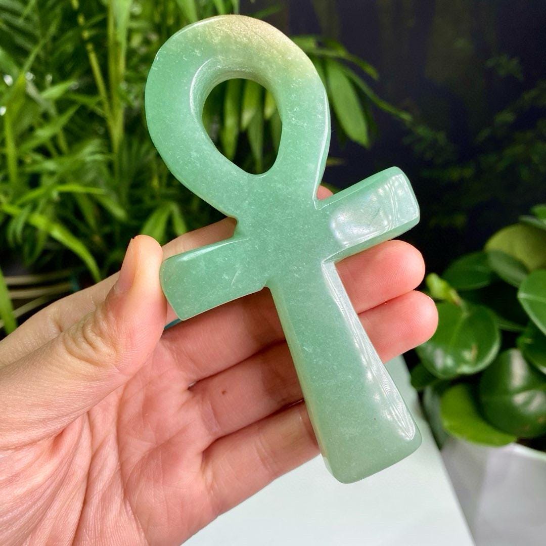 No1126 天然水晶 アンク クロス 4,299円 No1126 天然水晶 アンク